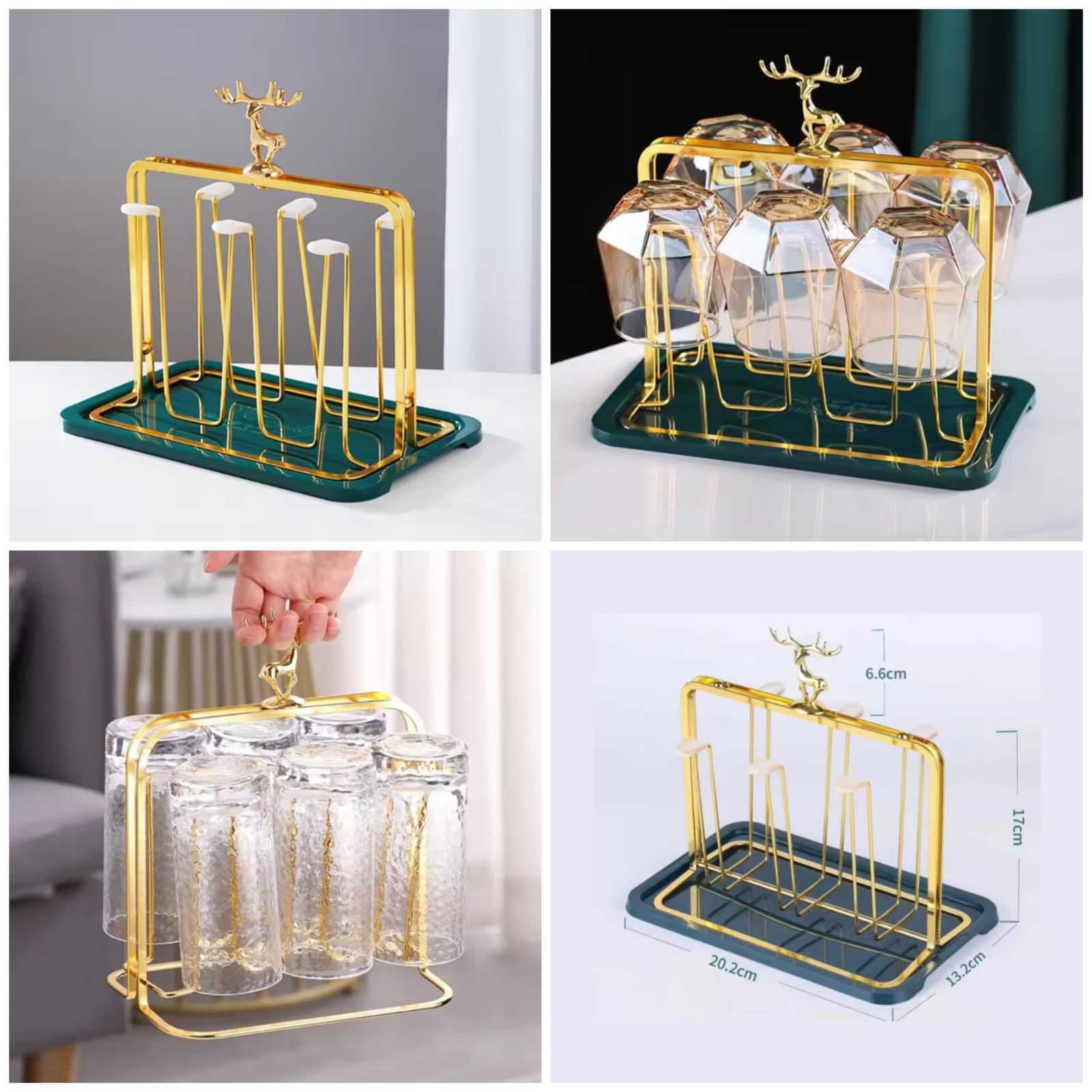 Iron Glass Cup Organizers
