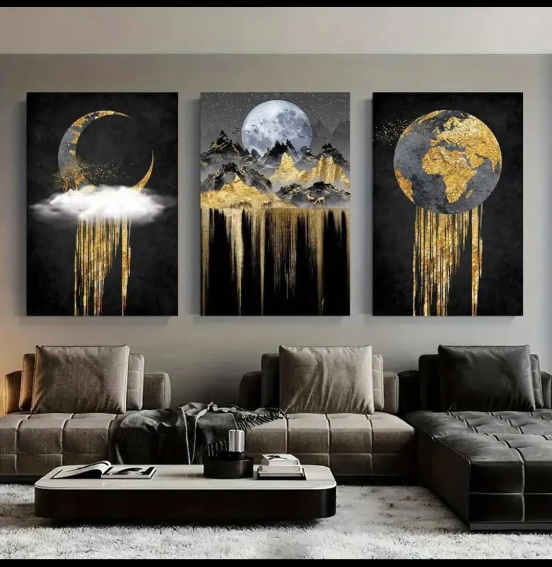 Black & Gold Wall Art